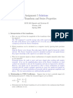 Assignment Fourier Properties Solutions