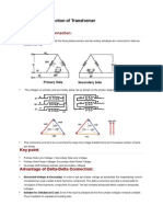 Delta-Delta Connection of Transformer