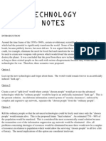 Technology Notes