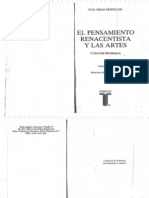 El Pensamiento Renacentista y Las Artes. P. O. Kristeller PDF