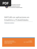 Matlab Aplicado A La Estadistica y Probabilidades