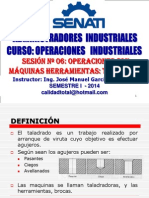 Operaciones Industriales - Sesion 06 - Taladrado