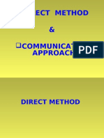 Direct Method & Communicative Approach