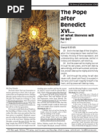 The Pope After Benedict XVI... of What Likeness Will He Be? Part 1 - April 2013