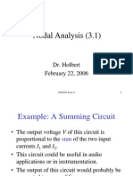 Nodal Analysis (3.1) : Dr. Holbert February 22, 2006