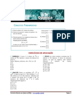 Lista de Exercícios - Conceitos Fundamentais - Química (Prof. PC - PEQ)