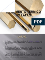 Tratamento Térmico No Latão