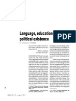 Language Education and Political Existence