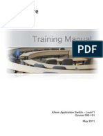 500-101 27.0 12 Alteon Level1 TrainingManual