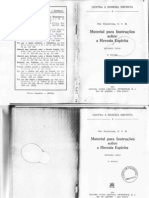 Material para Instruções Sobre A Heresia Espirita PDF