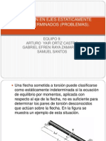 Torsion en Ejes Estaticamente Indeterminados (Problemas)