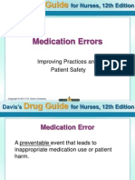 Medication Errors Improving Practices and Patient Safety