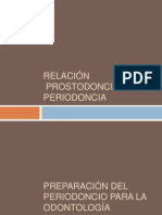 Relación Prostodoncia-Periodoncia