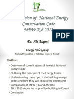 New Version of National Energy Conservation Code MEW R-6 2012