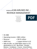 American Airlines Inc.: Revenue Management