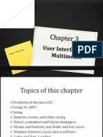 Chapter 3 - GUI and Multimedia