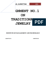 Assignment No.1 ON Traditional Jewelry: International Marketing