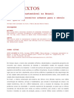 O Urbanismo Sustentável No Brasil A Revisão de Conceitos Urbanos para o Século XXI (Parte 02)