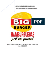 Manual de Bienvenida de Big Burger