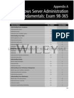 Windows Server Administration Fundamentals: Exam 98-365: Appendix A