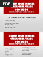 Sistema de Gestión de La Cálidad en La Ptar