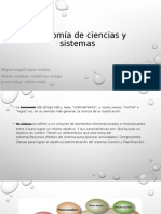 Taxonomía de Ciencias y Sistemas