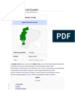 Región Litoral de Ecuador