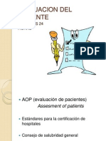 Evaluacion Del Paciente