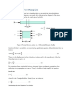 One Dimensional Wave Propagation