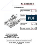 TM 9-2350-238-10 Recovery Vehicle, Full-Tracked Light, Armored, m578