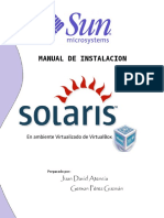 Manual Instalación Solaris 10 - VirtualBox