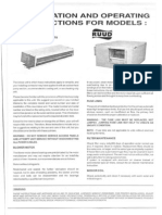 Manual - (Ducted Split Units)