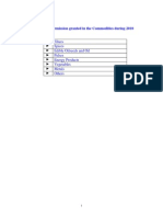 Commodities Permission 2010