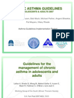 Chronic Asthma Guidelines: in Adolescents & Adults 2007