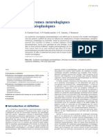 Syndromes Neurologiques Paranéo