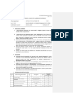 2013 LBP No. 5 Functional Statement and General Objectives