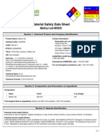 Methyl Red MSDS: Section 1: Chemical Product and Company Identification