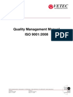 ISO 9001 Quality Manual Sample