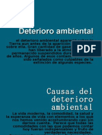 Deterioro Ambiental