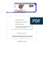 Programa Teoria de Trabajo Social de Casos II 2006-2007