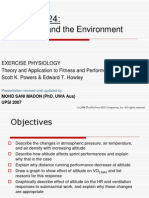 Lecture 9 (Environmental Physiology)