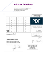 Exam Style Paper