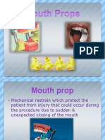 Mouth Props Used in Pediatric Dentistry