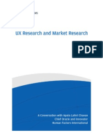 UX Research and Market Research