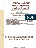 Teachprof Group4 Linkagesandnetworkingwithorganizationsmr 131014204034 Phpapp01