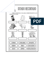 Ditado Recortado - Descobertas 1º Ano