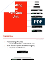 Installing The FortiGate Unit