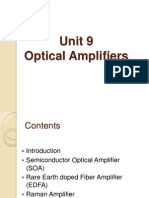 Unit 9 - Optical Amplifier