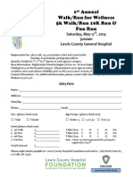 Walk-Run Registration Form