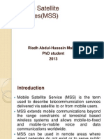 Mobile Satellite Services